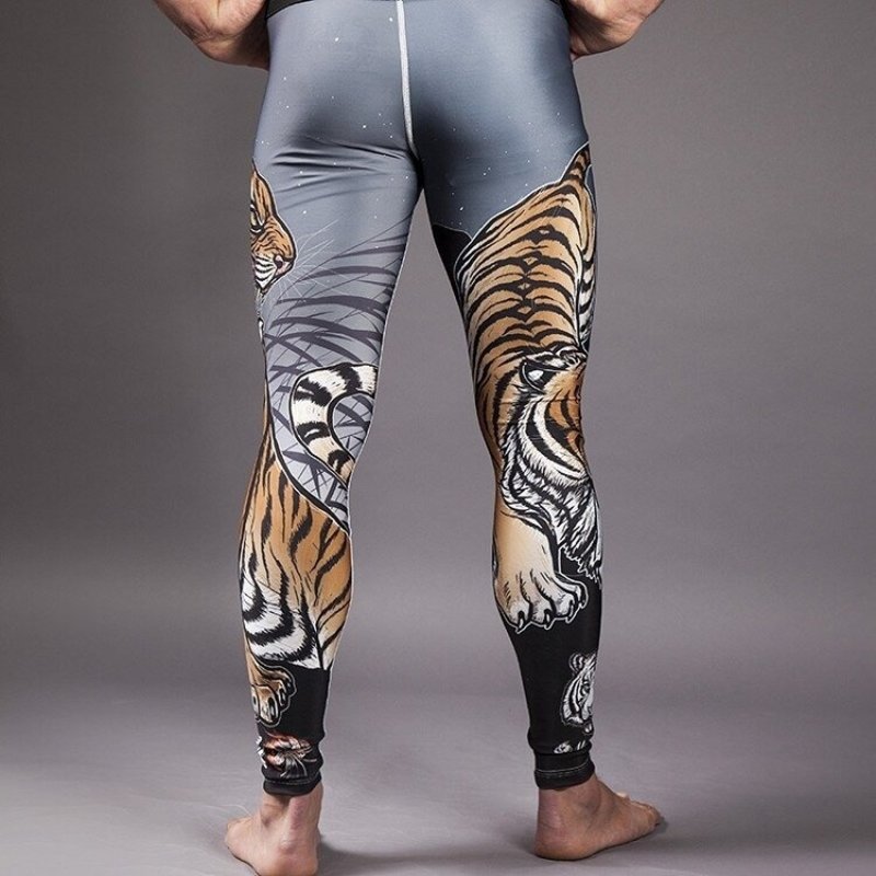 Meerkatsu ART Meerkatsu Midnight Tiger Grappling Sportlegging Spats