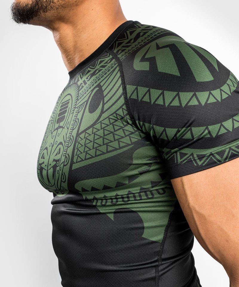 Venum Venum Nakahi Rash Guard Korte Mouwen Zwart Khaki