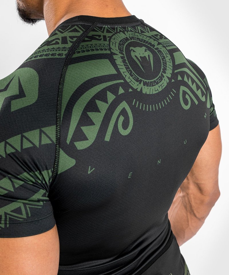 Venum Venum Nakahi Rash Guard Korte Mouwen Zwart Khaki