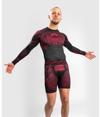 Venum Venum Nakahi Rash Guard Langarm Schwarz Rot