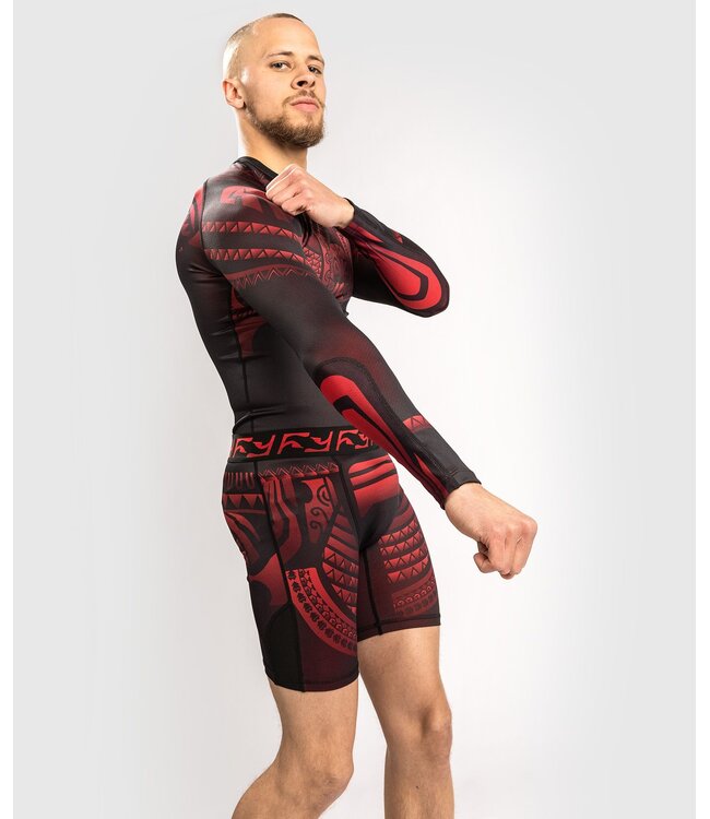 Venum Venum Nakahi Rash Guard Long Sleeves Black Red