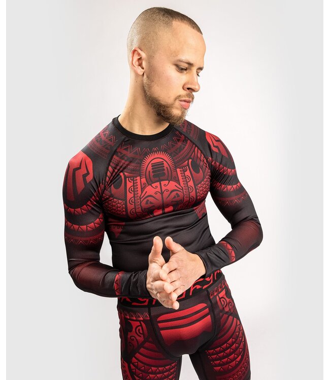 Venum Venum Nakahi Rash Guard Lange Mouwen Zwart Rood