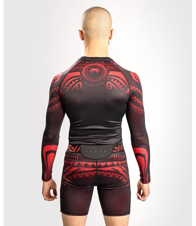 Venum Nakahi Rash Guard Long Sleeves Black Red