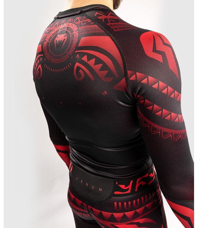 Venum Nakahi Rash Guard Long Sleeves Black Red