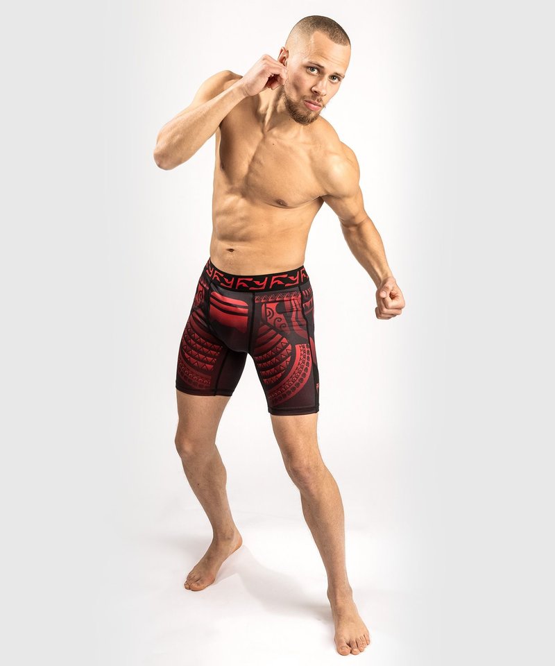 Venum Vale Tudo Nakahi Shorts Black Red - FIGHTWEAR SHOP EUROPE