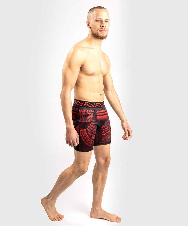 Venum NAKAHI Fight Shorts Black Red - FIGHTWEAR SHOP EUROPE