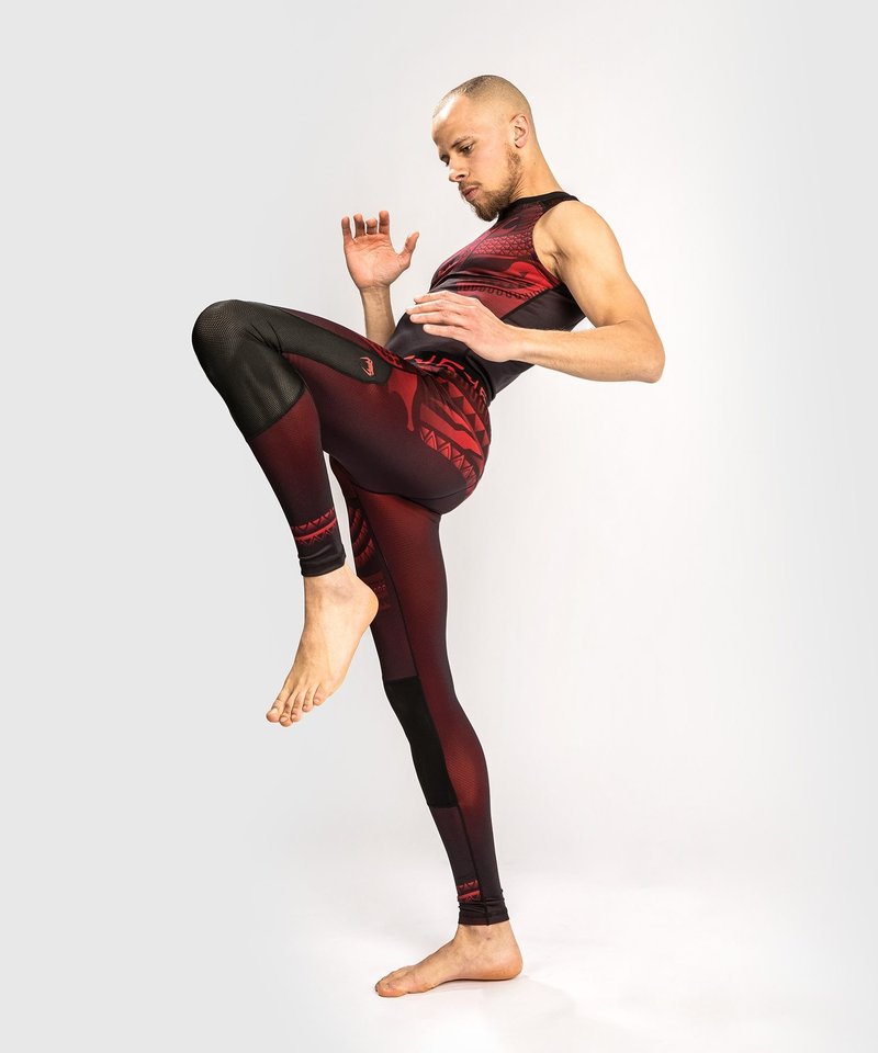 Venum Venum Nakahi Sports Legging Spats Zwart Rood