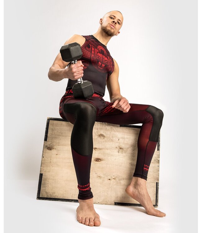 Venum Nakahi Sports Legging Spats Zwart Rood