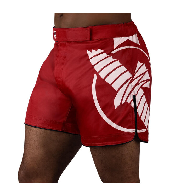 Hayabusa Hayabusa Icon Mid-Length Vechtsport Broek Rood Wit