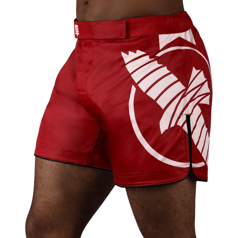 Hayabusa Hayabusa Icon Mid-Length Vechtsport Broek Rood Wit