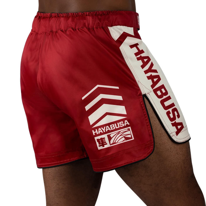 Hayabusa Hayabusa Icon Mid-Length Fight Shorts Red White