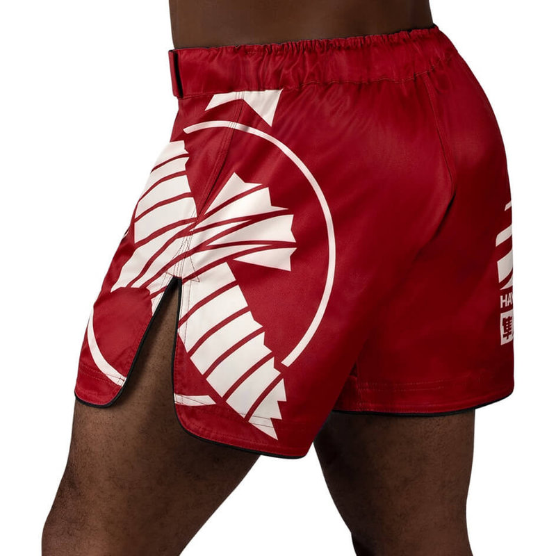 Hayabusa Hayabusa Icon Mid-Length Fight Shorts Red White