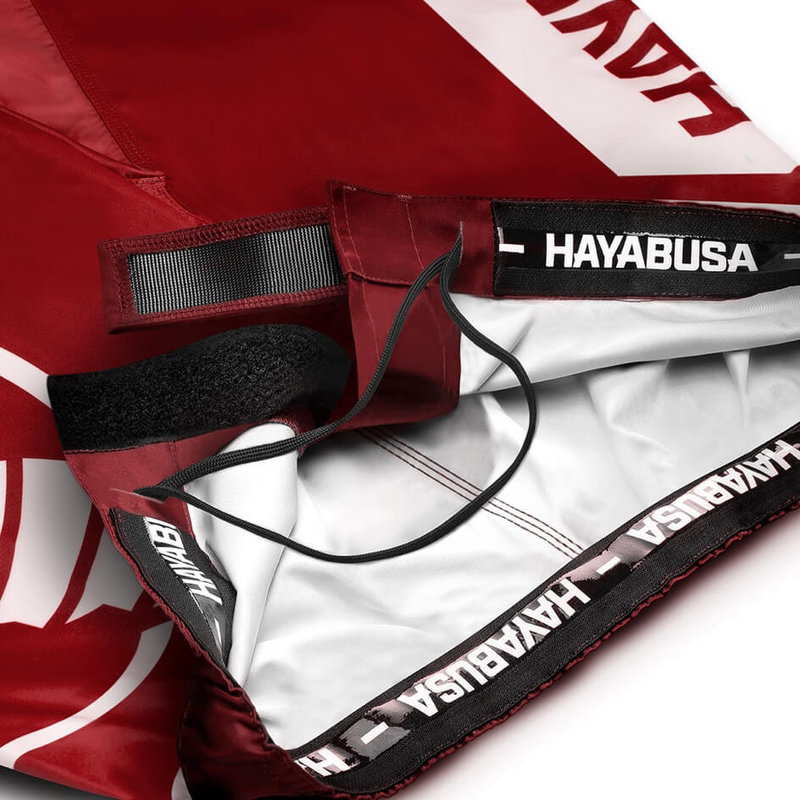 Hayabusa Hayabusa Icon Mid-Length Fight Shorts Red White