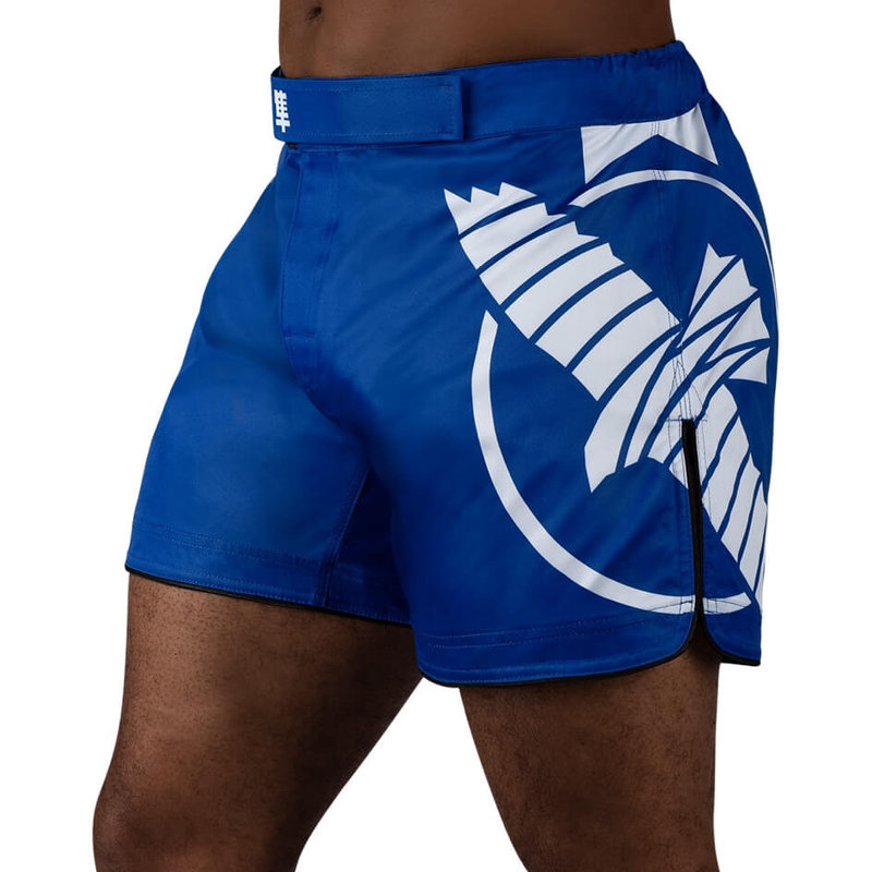 Hayabusa Hayabusa Icon Mid-Length Fight Shorts Blue White