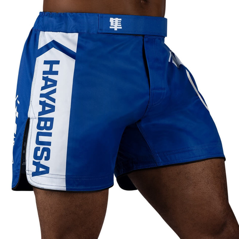 Hayabusa Hayabusa Icon Mid-Length Fight Shorts Blue White