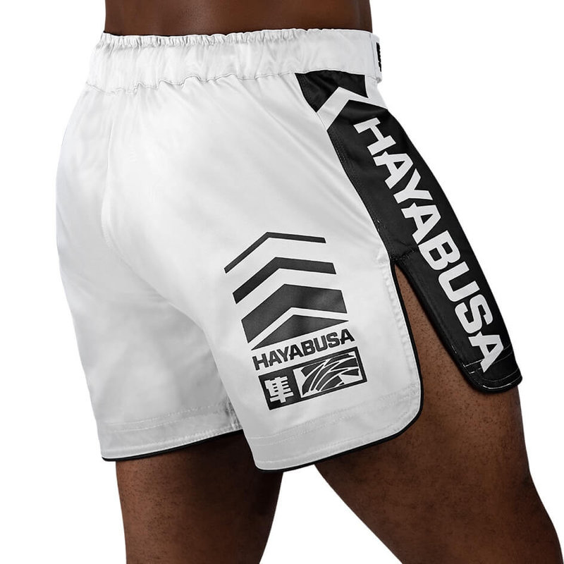 Hayabusa Hayabusa Icon Mid-Length Fight Shorts White Black