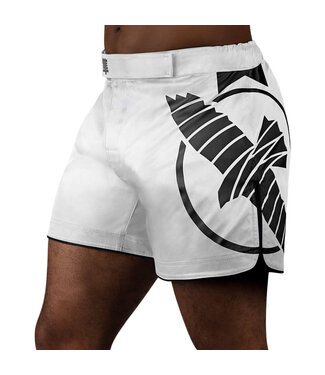Hayabusa Hayabusa Icon Mid-Length Fight Shorts White Black