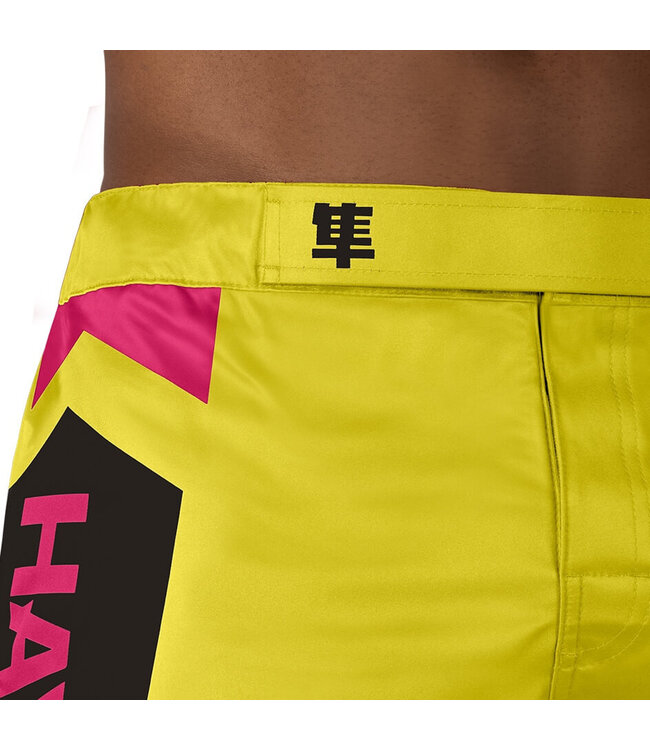 Hayabusa Hayabusa Icon Mid-Length Fight Shorts Yellow Blue