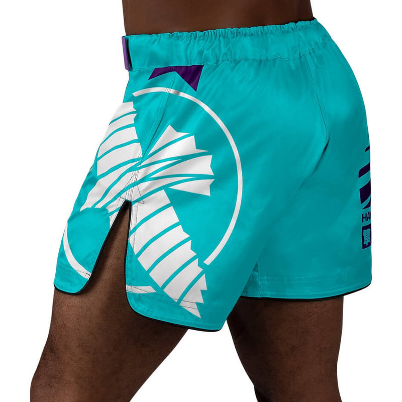 Hayabusa Hayabusa Icon Mid-Length Fight Shorts Teal White