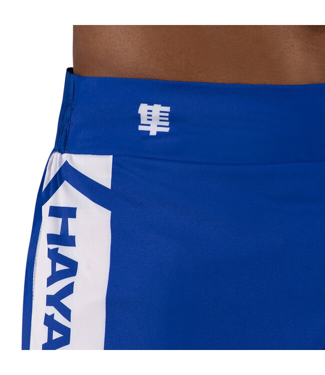 Hayabusa Icon Kickbox Hose Blau Weiß