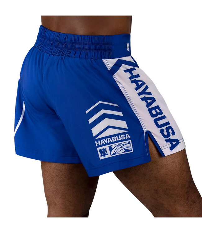 Hayabusa Icon Kickboxing Shorts Blue White