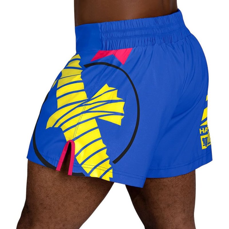 Hayabusa Hayabusa Icon Kickboxing Shorts Blue Yellow