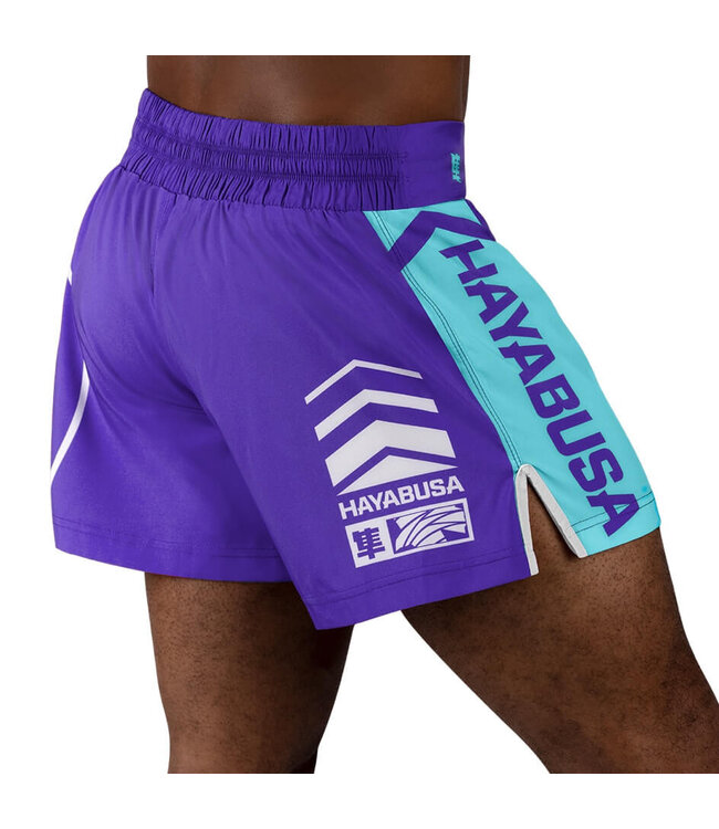 Hayabusa Icon Kickboks Short Paars Wit