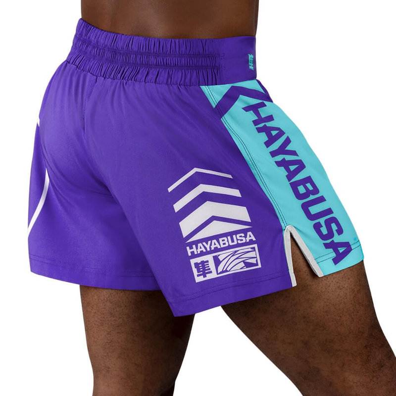 Hayabusa Hayabusa Icon Kickboxing Shorts Purple White