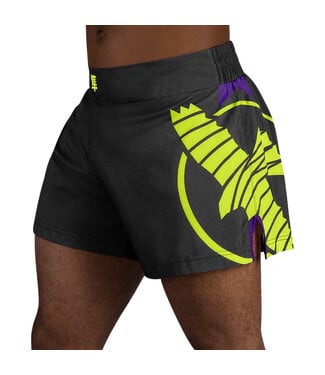Hayabusa Hayabusa Icon Kickboxing Shorts Black Neon Yellow