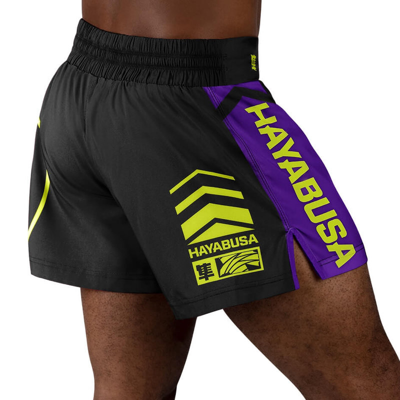 Hayabusa Hayabusa Icon Kickboks Short Zwart Neon Geel