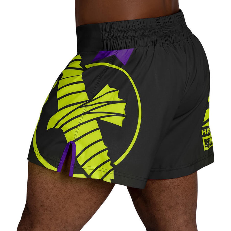 Hayabusa Hayabusa Icon Kickboks Short Zwart Neon Geel