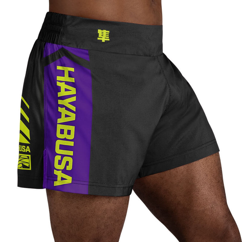 Hayabusa Hayabusa Icon Kickboks Short Zwart Neon Geel