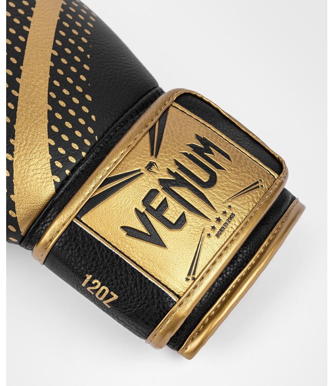 Venum Lightning Boxing Gloves Gold Black