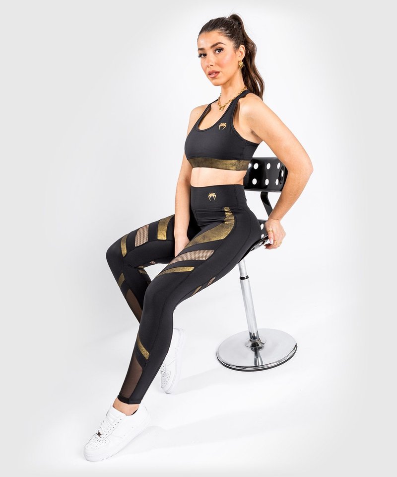 Venum Venum Lightning Leggings 7/8 Damen Schwarz Gold