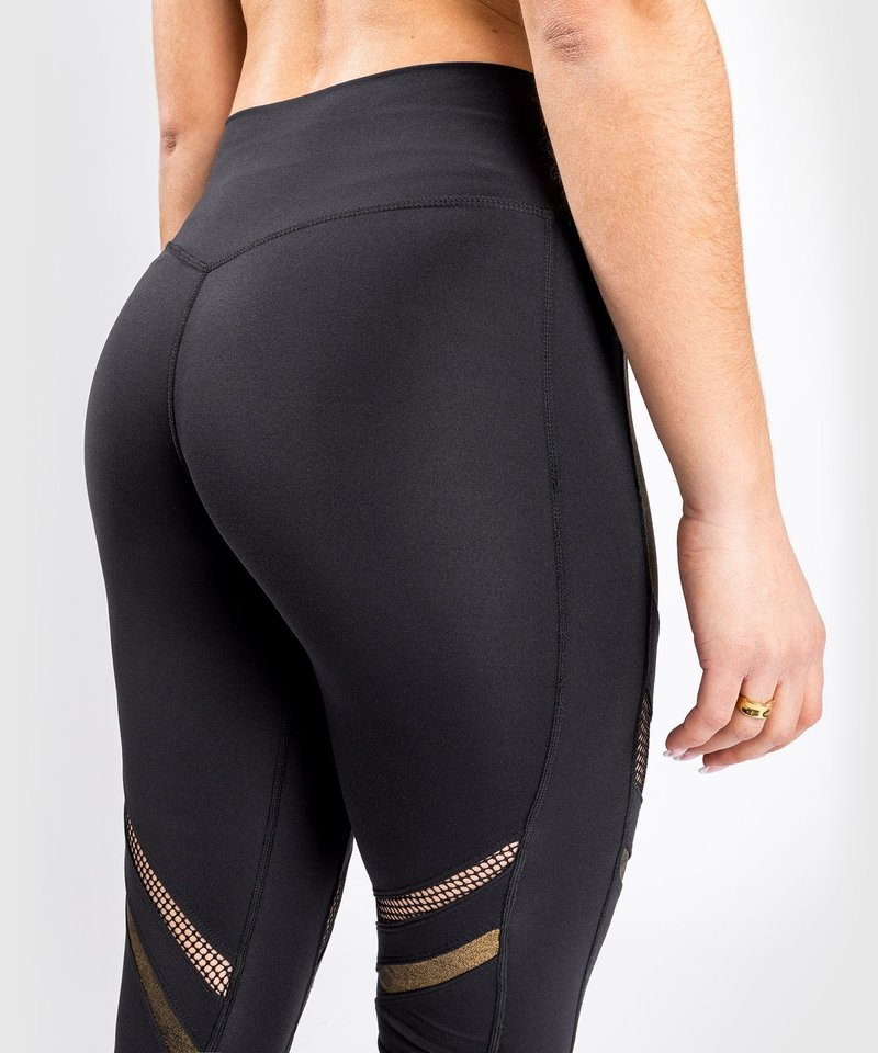 ETHIKA Bomber Golden Womens Leggings - BLACK COMBO