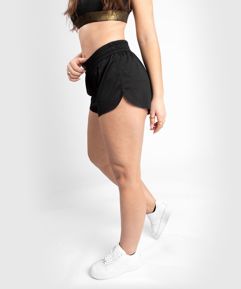 Venum Venum Lightning 2 in 1 Trainingsshorts für Damen Schwarz Gold