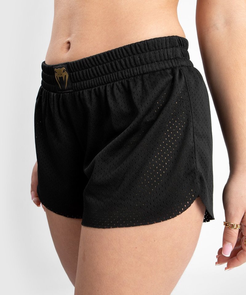 Venum Venum Lightning 2 in 1 Trainingsshorts für Damen Schwarz Gold