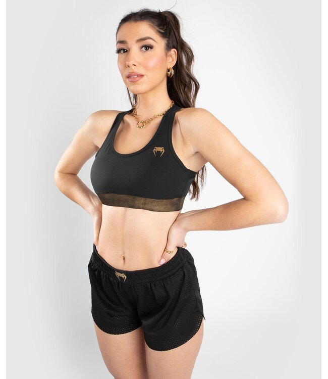 Venum Lightning Sport Bra Black Gold