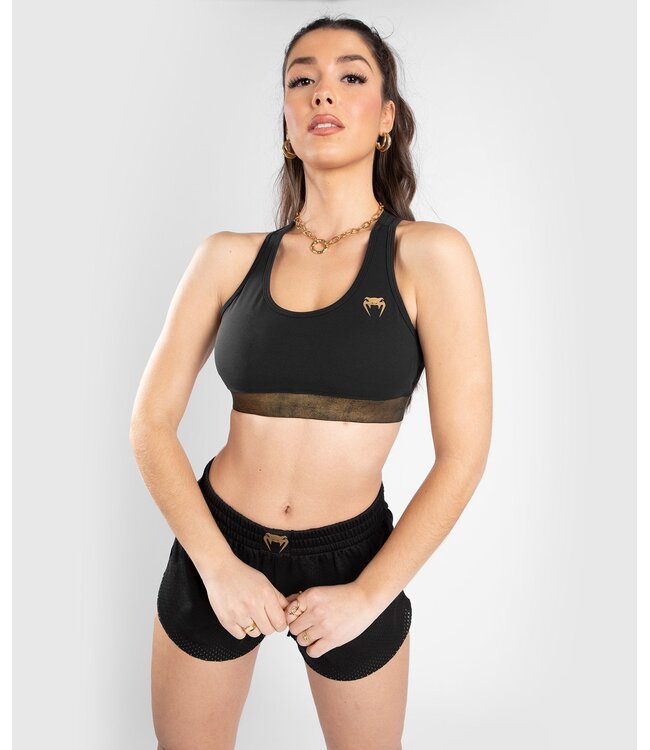 Venum Lightning Sport Bra Black Gold