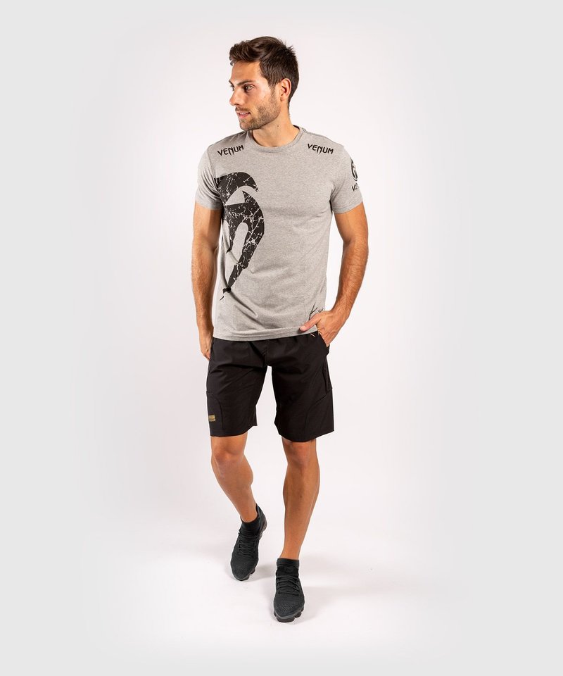 Venum Venum T Shirt Giant Grijs Vechtsport kleding