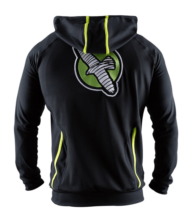 Hayabusa Prime Athletic Hoodie Schwarz Neon Grün