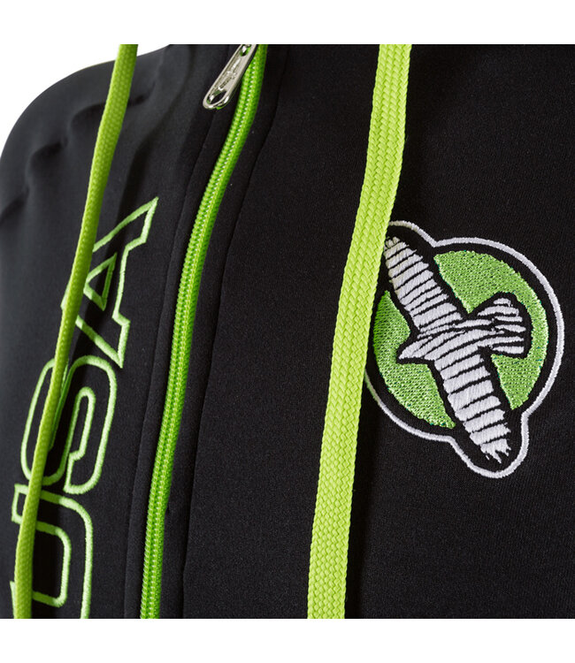 Hayabusa Prime Athletic Hoodie Schwarz Neon Grün