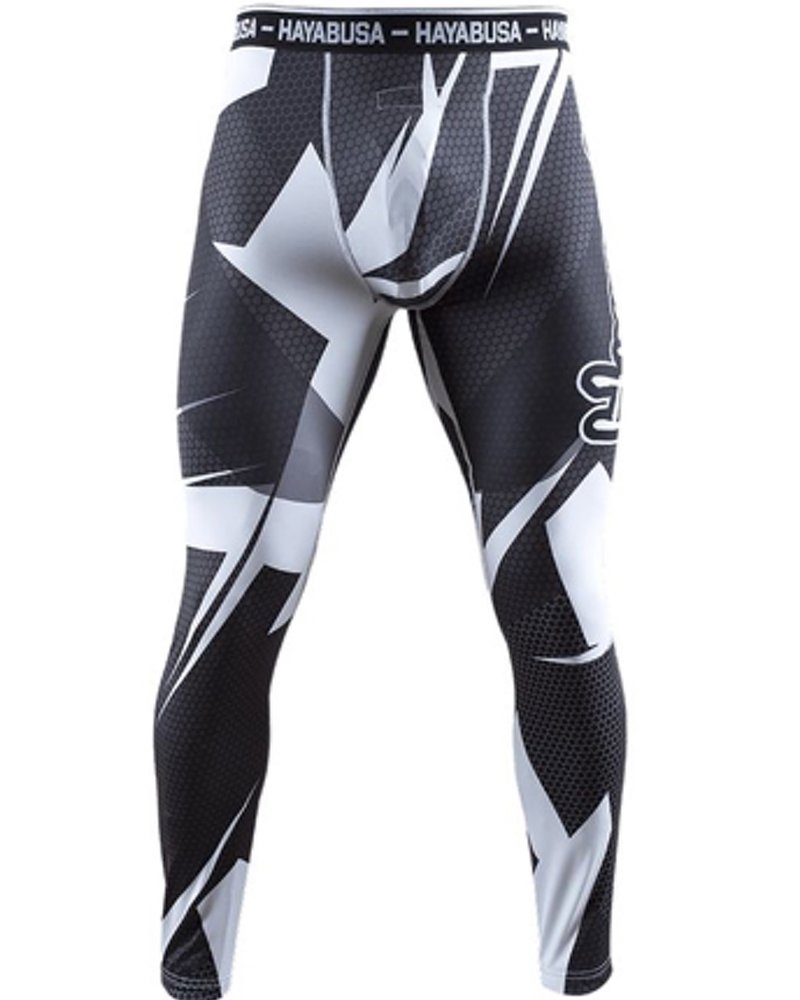 Hayabusa Hayabusa Metaru 47 Compression Pants Black White