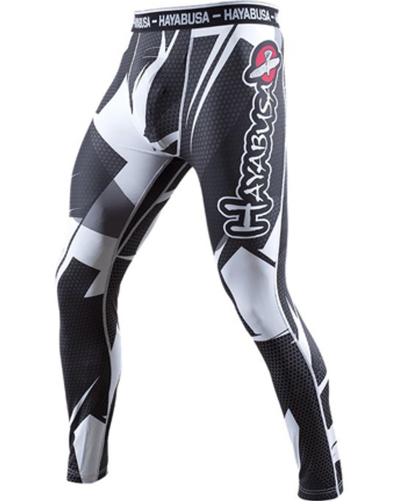 Hayabusa Hayabusa Metaru 47 Compression Pants Black White