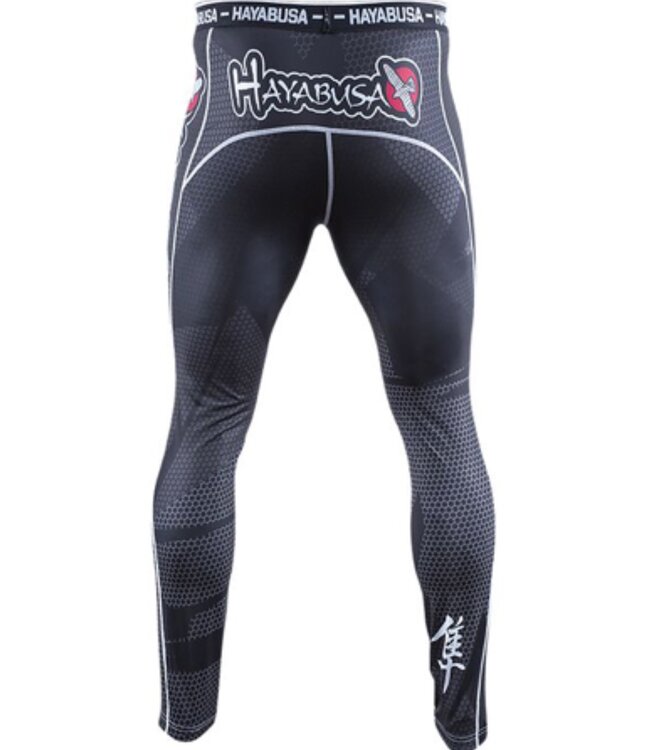 Hayabusa Metaru 47 Compression Pants Tights Spats Black