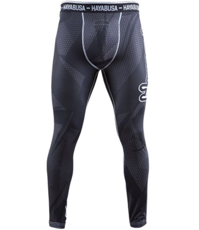 Hayabusa Metaru 47 Kompressionshose Tights Spats Schwarz