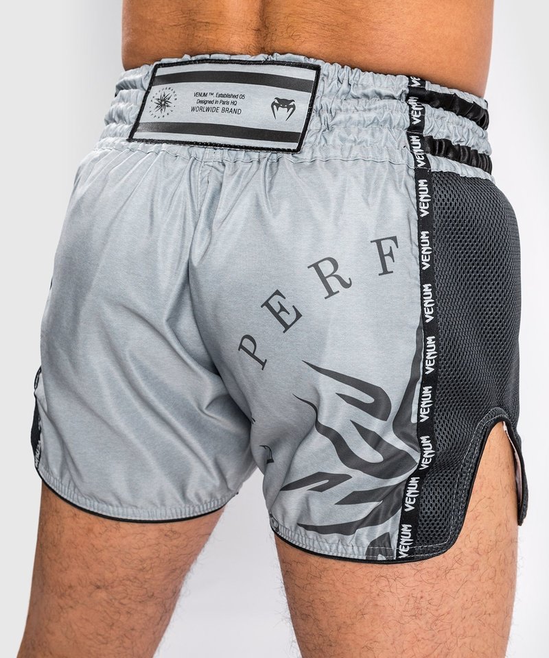 Venum Venum Stone Muay Thai Kickboksshort Mineraal Groen