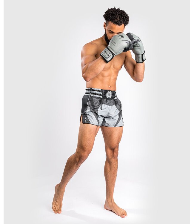 Venum Stone Muay Thai Kickboxhose Mineralgrün