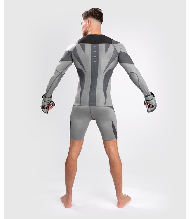 Venum Stone Rash Guard Compressie Shirt L/S Mineraal Groen