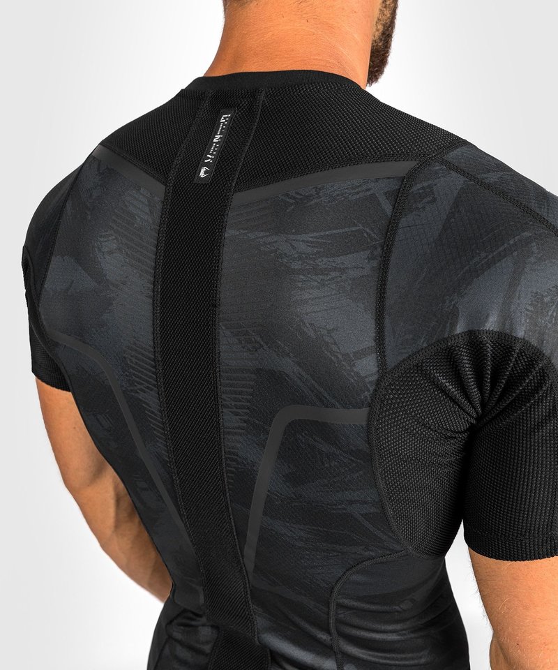 Venum Venum Electron 3.0 Rash Guard Compressie Shirt S/S Zwart